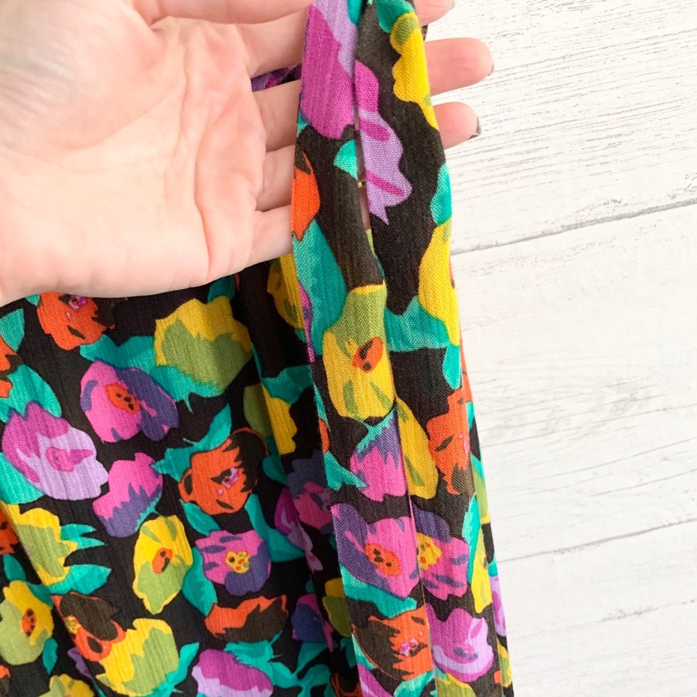 Raga Black Floral Wrap Dress - Picture 6 of 15